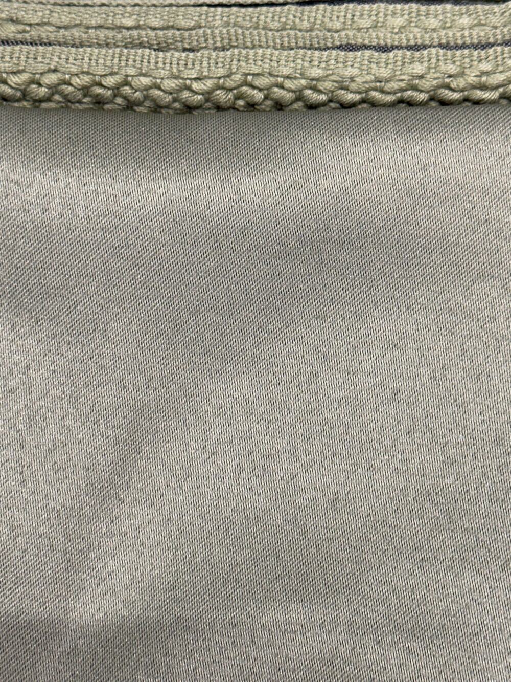 Lichtenberg Sage Window Valance  w embroidered trim 54x18 – New